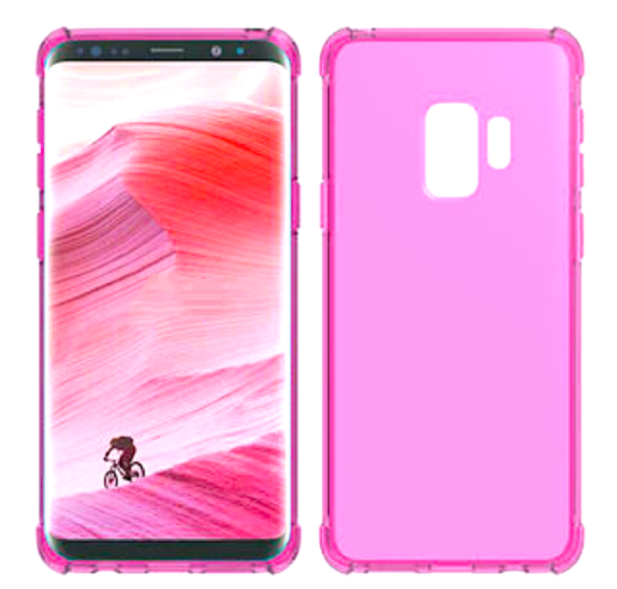 Hot Pink Shockproof Case for Samsung S9 | Cover Concepts