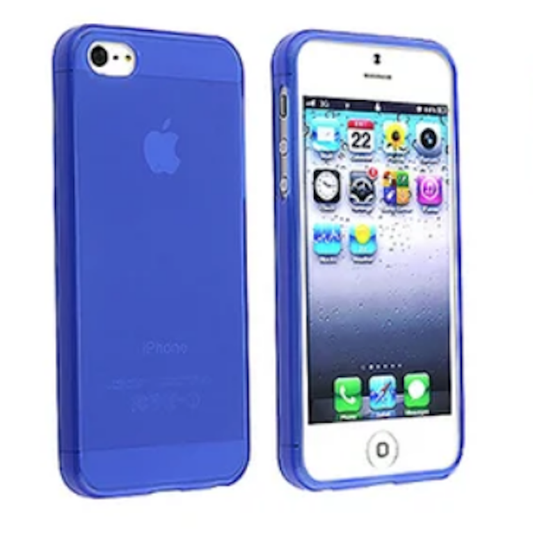 iPhone 5 5s SE Blue Frosted Case | Cover Concepts